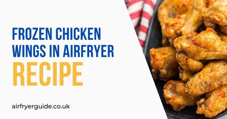 Frozen Chicken wings in Airfryer recipe